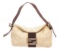 Fendi Beige Canvas Zucca Shoulder Bag