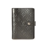 Louis Vuitton Grey Monogram Small Ring Agenda Cover Wallet