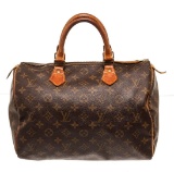 Louis Vuitton Brown Speedy 30cm Satchel Bag