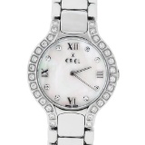 Ebel Beluga Ladies Stainless Steel MOP Diamond Watch 27mm Wristwatch