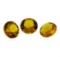 13.54 ctw.Natural Round Cut Citrine Quartz Parcel of Three