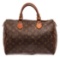 Louis Vuitton Brown Speedy 30cm Satchel Bag