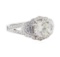 1.50 ctw Diamond Ring - 18KT White Gold