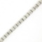 18kt White Gold 3.48 ctw Diamond Line Tennis Bracelet