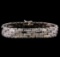 3.52 ctw Diamond Bracelet - 14KT White Gold