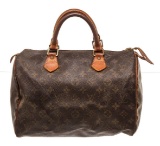 Louis Vuitton Brown Speedy 30cm Satchel Bag