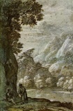 Claude Lorrain - Christs Seduction in Wilderness