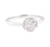 0.50 ctw Diamond Ring - 14KT White Gold