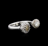 14KT White Gold 1.10 ctw Diamond Ring