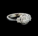 0.77 ctw Diamond Ring - 14KT White Gold