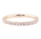 0.60 ctw Diamond Eternity Ring - 14KT Rose Gold