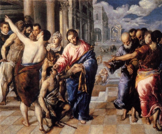El Greco - Christ Healing the Blind