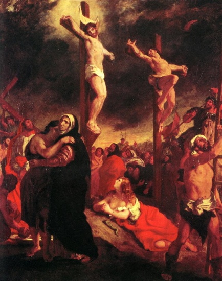 Eugï¿½ne Delacroix - Christ at the Cross