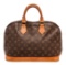 Louis Vuitton Brown Alma MM Satchel Bag