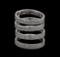 14KT White Gold 1.07 ctw Diamond Ring