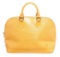 Louis Vuitton Yellow Epi Leather Alma MM Hobo Bag