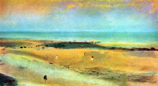 Edgar Degas - Beach At Low Tide #1