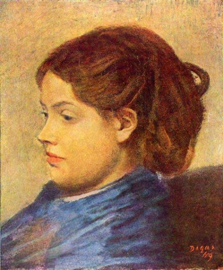 Edgar Degas - Portrait Of Mademoiselle Dobigny