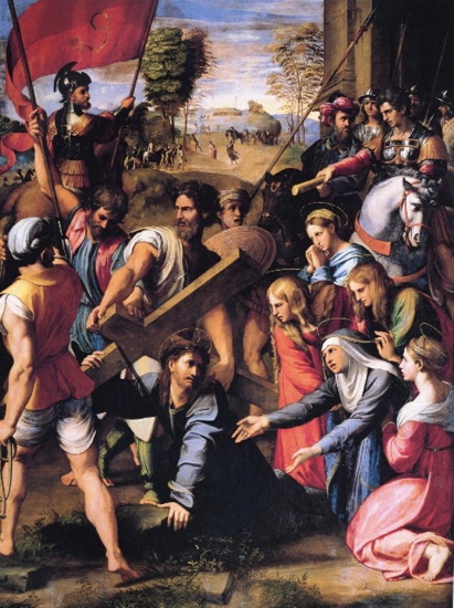 Raphael - Christ Falling on the Way to Calvary