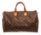 Louis Vuitton Brown Monogram Speedy 40cm Satchel Bag