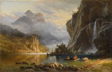 Bierstadt - Indians Spear Fishing