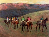 Edgar Degas - Jockeys In Training