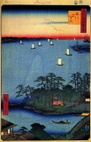 Hiroshige  - Shinagawa Susaki