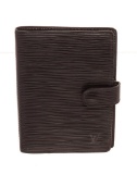 Louis Vuitton Black Epi Leather Agenda PM Wallet
