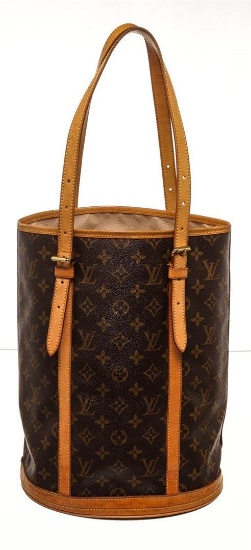 Louis Vuitton Brown Monogram GM Bucket Bag