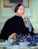 Mary Cassatt - Lady At The Tea Table 1883