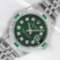 Rolex Ladies Stainless Steel Green Diamond & Emerald 26MM Datejust Wristwatch Wi