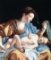 Orazio Lomi Gentileschi - Madonna with sleeping christ child