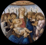 Sandro Botticelli  - Mary with Child and Singing Angels