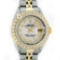 Rolex Ladies 2 Tone MOP String Diamond Oyster Perpetual Datejust Wristwatch