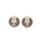 Hermes Silver Clip-on Earrings