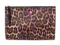 Coach Purple Ocelot Leather Zipper Pouch