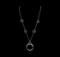 1.01 ctw Diamond Necklace - 14KT White Gold