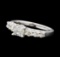 1.44 ctw Diamond Ring - 14KT White Gold