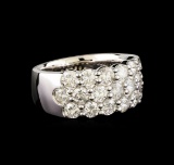 14KT White Gold 2.98 ctw Diamond Ring