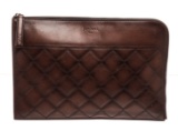 Berluti Brown Leather Off The Road Wallet