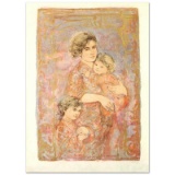 Mona and Family by Hibel (1917-2014)