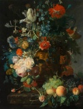 Jan van Huysum - Still Life with Flowers and Fruit