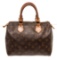 Louis Vuitton Brown Speedy 25cm Satchel Bag