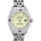Rolex Ladies Stainless Steel Yellow Diamond & Ruby 26MM Datejust Wristwatch