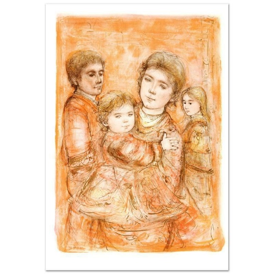 Portrait of a Family by Hibel (1917-2014)