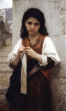 William Bouguereau - Tricoteuse