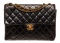 Chanel Black Leather Jumbo Flap Shoulder Bag