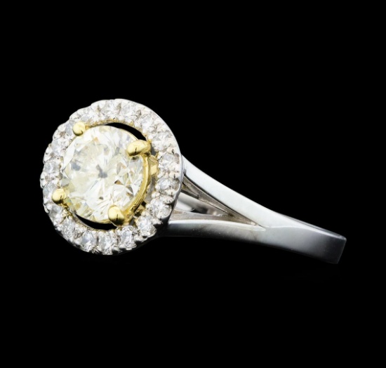 1.25 ctw Diamond Ring - 14KT White And Yellow Gold