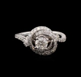 1.35 ctw Diamond Ring - 14KT White Gold