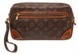 Louis Vuitton Brown Monogram Canvas Marly Dragonne Clutch